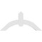 Ekena Millwork Archdale Architectural Grade PVC Gable Bracket, 36"W x 16 1/2"H x 2"D x 4"F, 11/12 Pitch GBP036X17X0204ARC00 - alternate 3